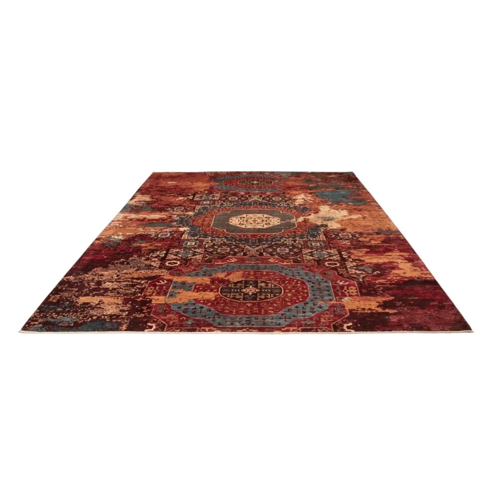 Designer Teppich - 396 x 303 cm - mehrfarbig