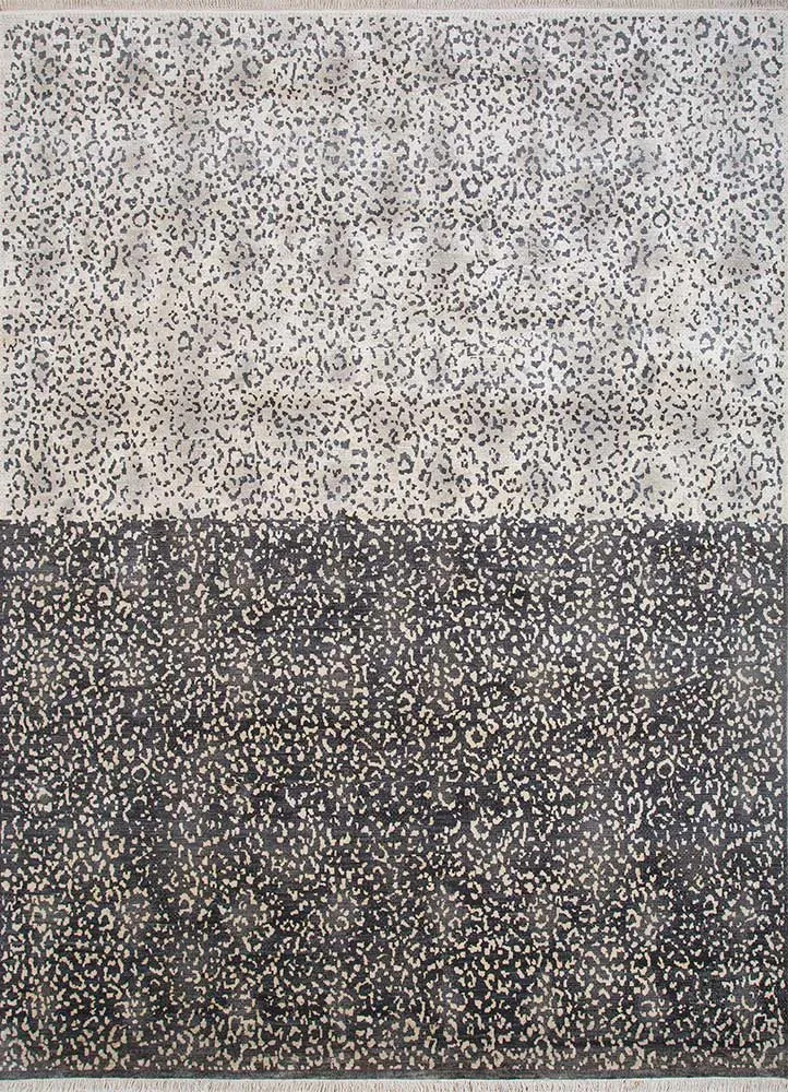 Designer Teppich - 90 x 60 cm - grau