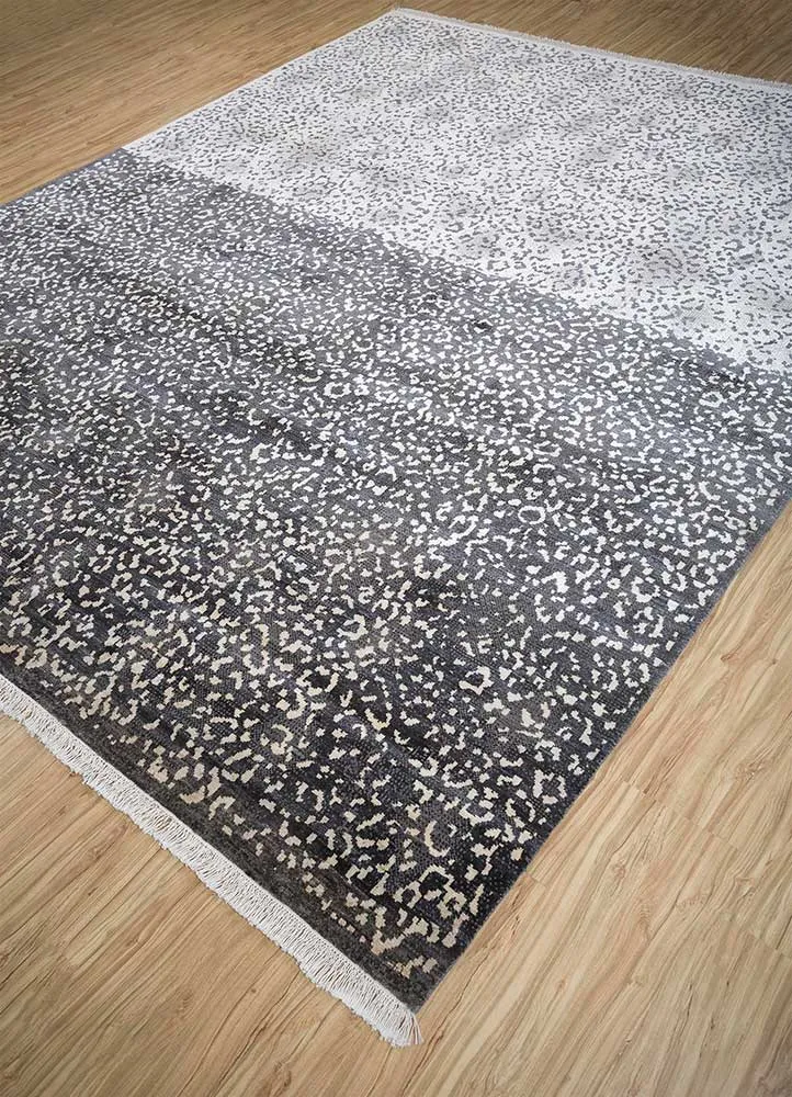 Designer Teppich - 90 x 60 cm - grau