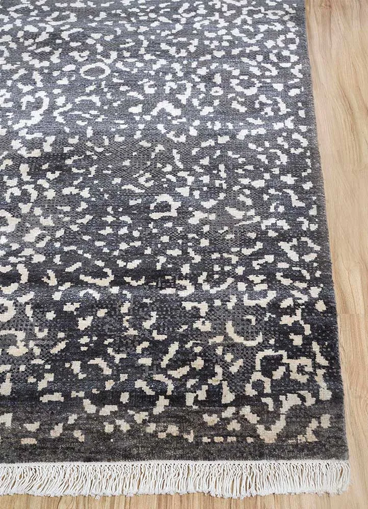 Designer Teppich - 90 x 60 cm - grau