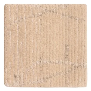 Designer Teppich quadratisch - 30 x 30 cm - naturweiß