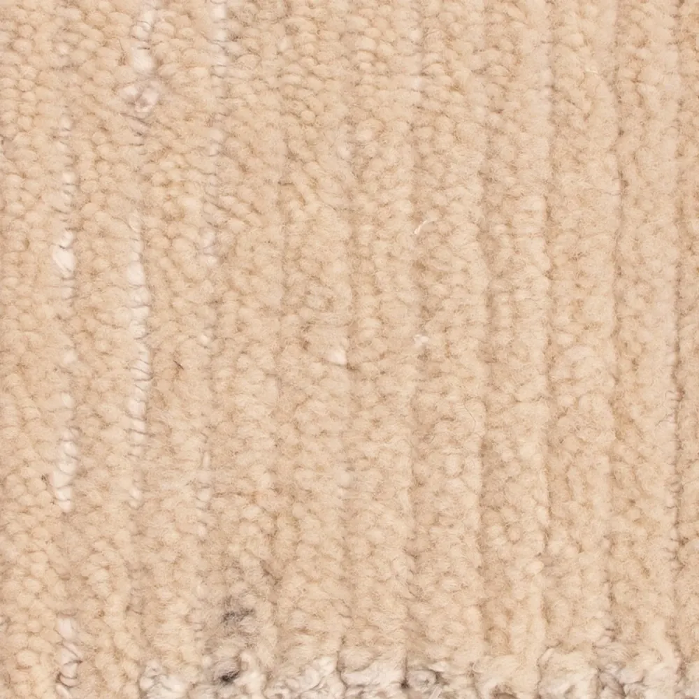 Designer Teppich quadratisch - 30 x 30 cm - naturweiß