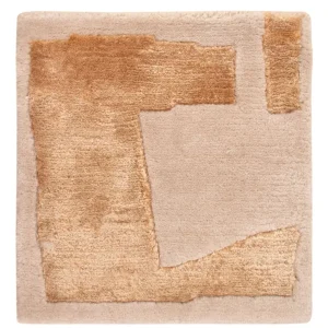 Designer Teppich quadratisch - 30 x 30 cm - scala-gold