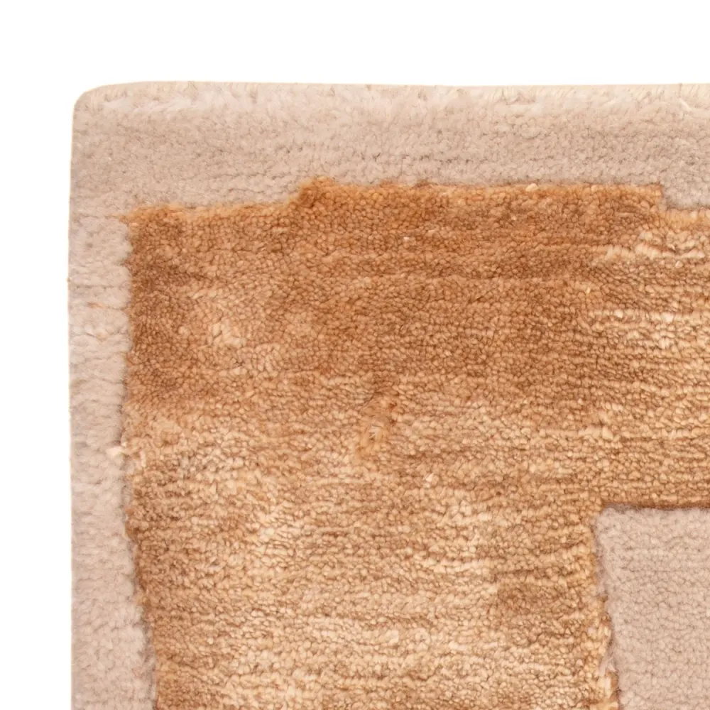 Designer Teppich quadratisch - 30 x 30 cm - scala-gold