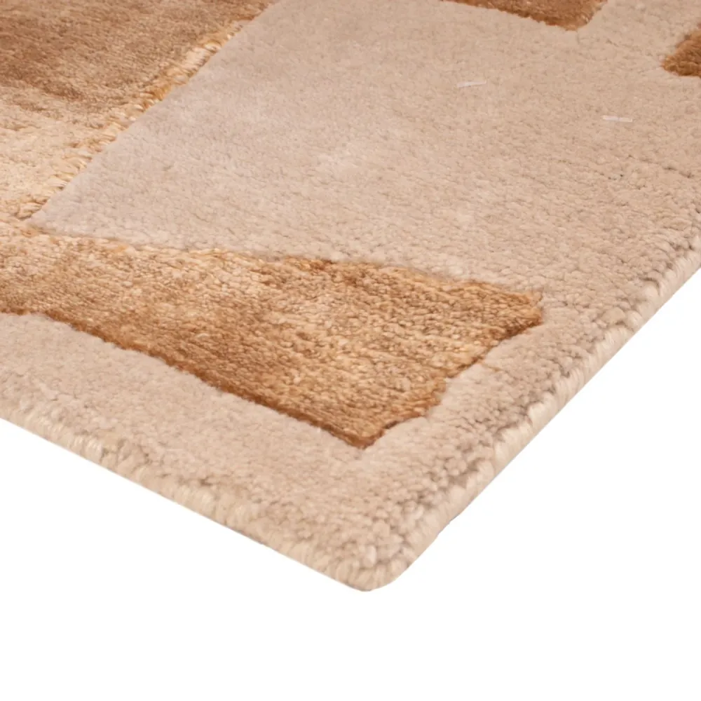 Designer Teppich quadratisch - 30 x 30 cm - scala-gold