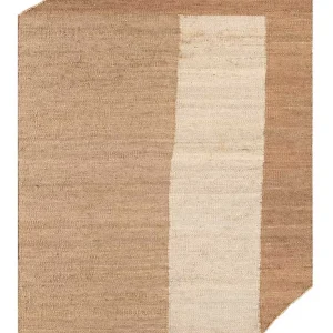 Designer Teppich sonderform - 270 x 180 cm - dunkelbeige