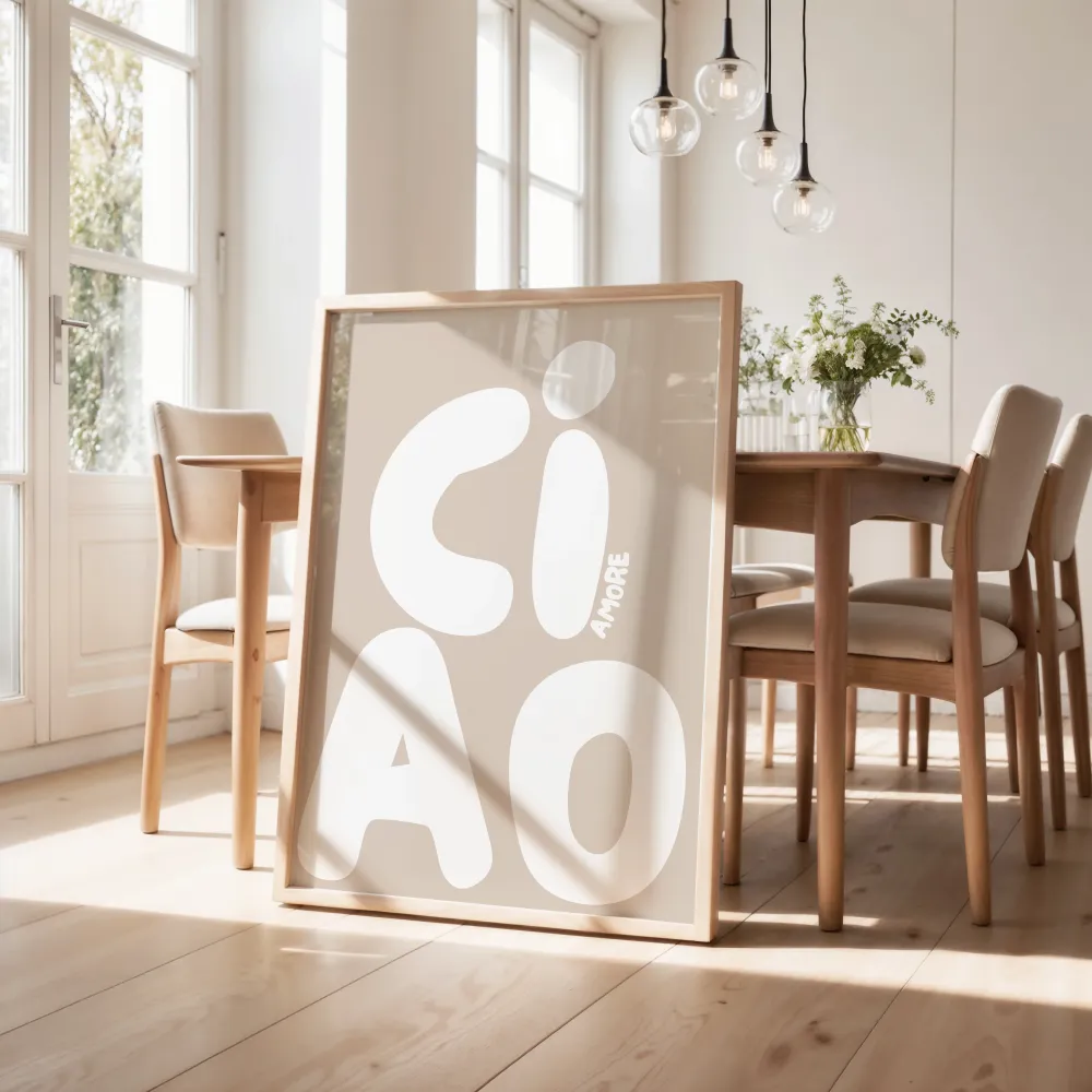 Digitaler Kunstdruck CIAO