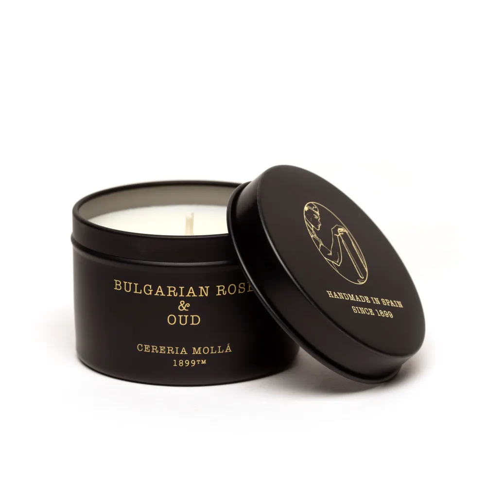 Duftkerze Metalldose - Bulgarian Rose & Oud