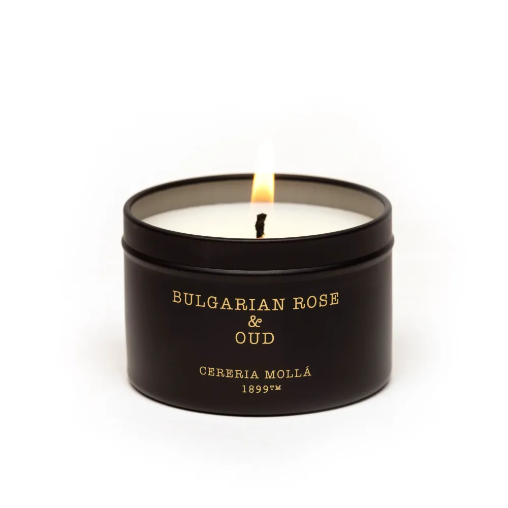 Duftkerze Metalldose - Bulgarian Rose & Oud