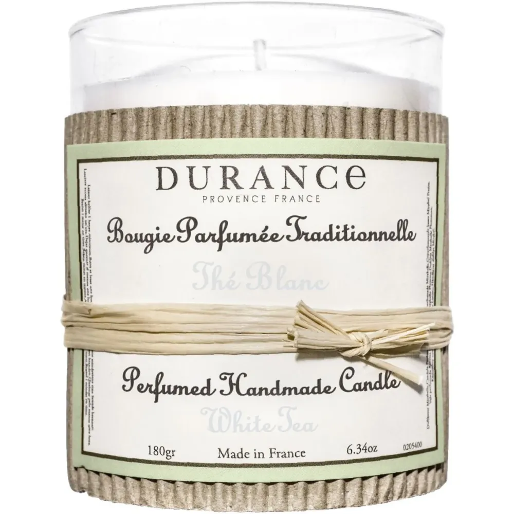 Durance Provence France Weißer Tee Duftkerze handgefertigt