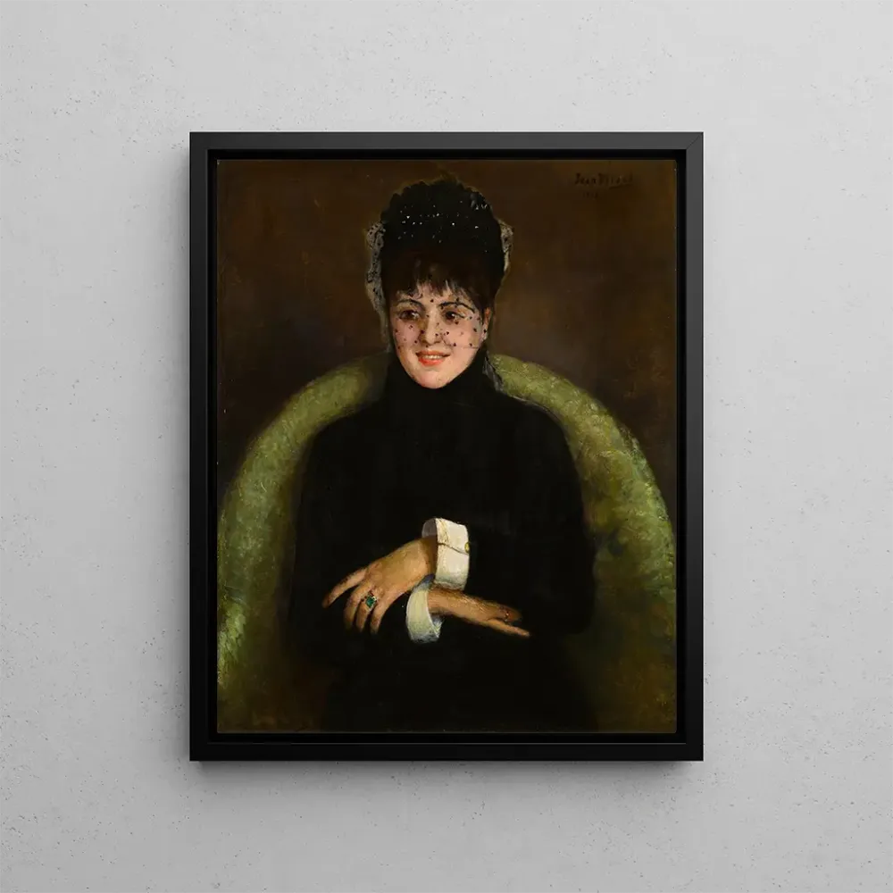 Elegantes Gemälde der Smaragd - Jean Braud | Kunstdruck