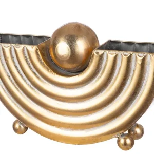 Elegantes Vase-Set "Picchu" Gold aus Metall