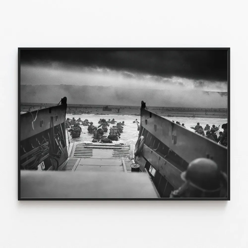 Face War von Robert Capa | Kunstdruck eines historischen Fotos