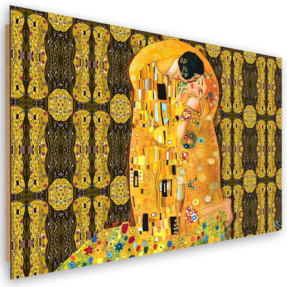 Art-déco-Paneldruck, Abstraktes Motiv: Die Frau der Erfüllung 60x40 Feeby