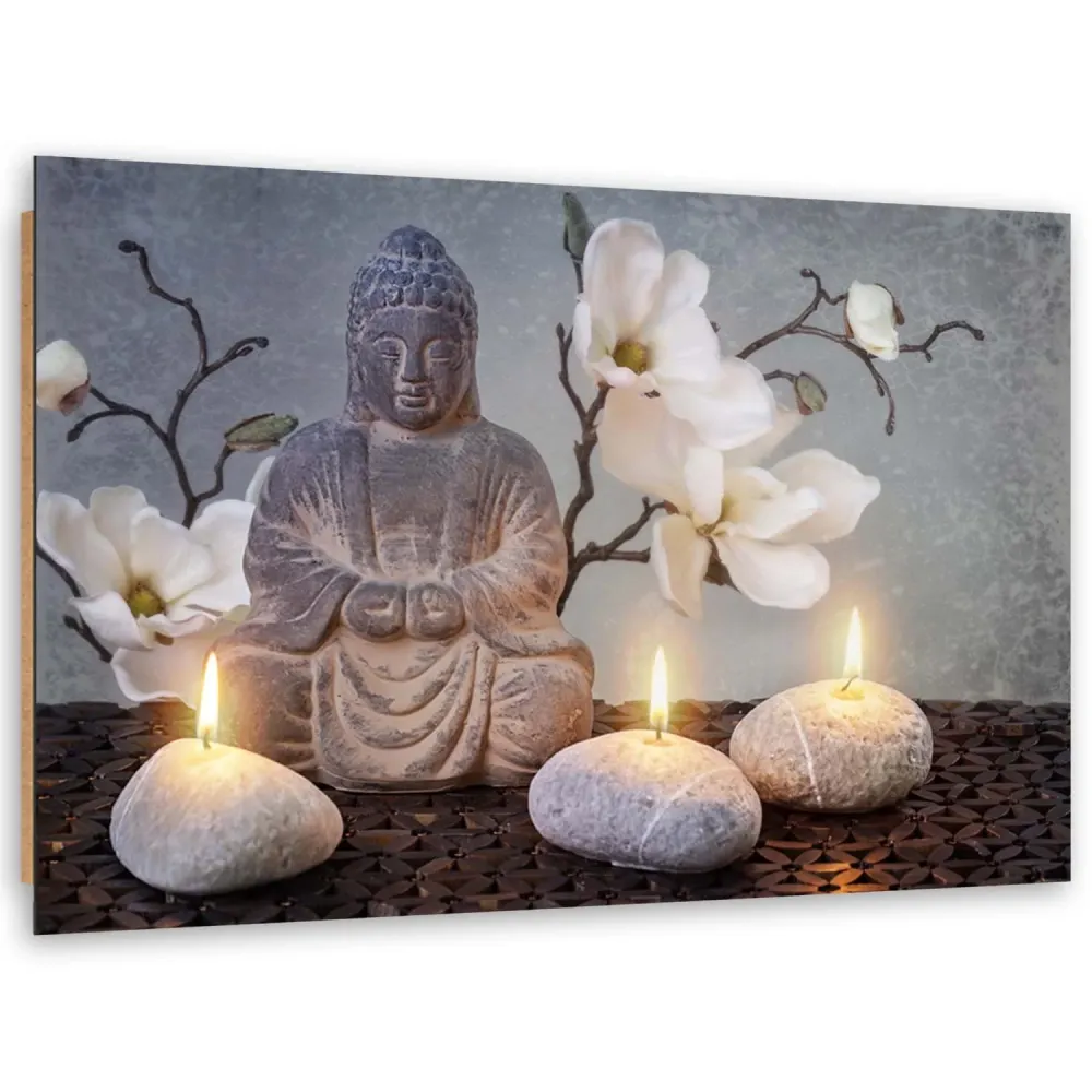 Art-déco-Paneldruck, Buddha 100x70 Feeby