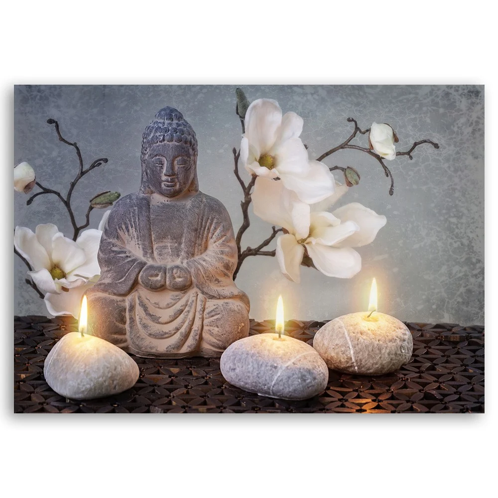 Art-déco-Paneldruck, Buddha 100x70 Feeby