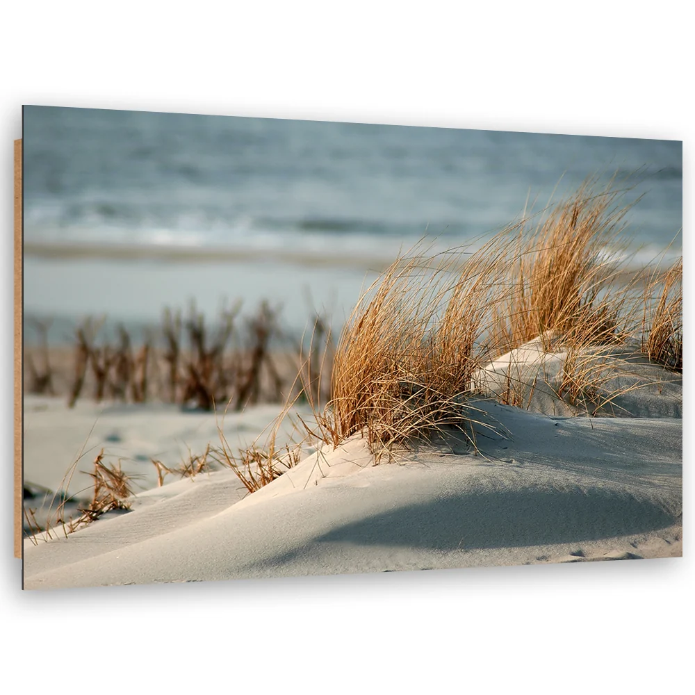 Art-déco-Paneldruck, Dünen am Meer 60x40 Feeby