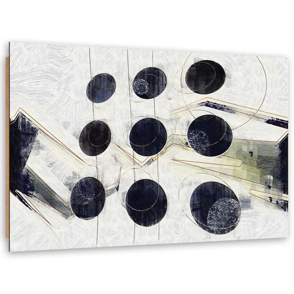 Art-déco-Paneldruck, Neun 100x70 Feeby
