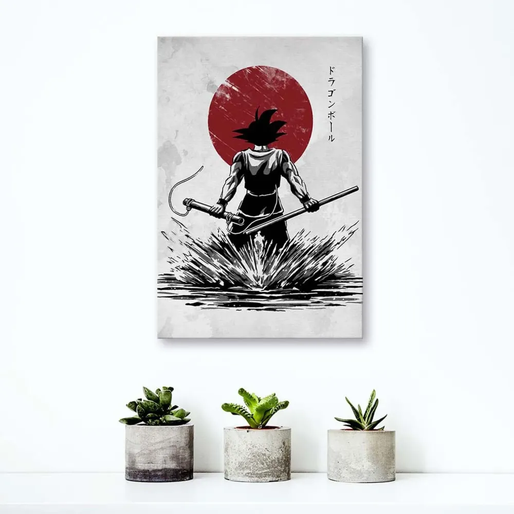Dekorativer Wanddruck, Anime-Held 70x100 Feeby