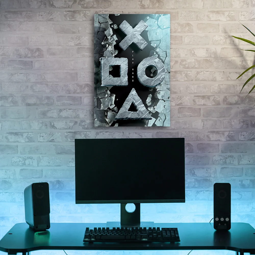 Dekorplattendruck, Tasten für den Controller 40x60 Feeby