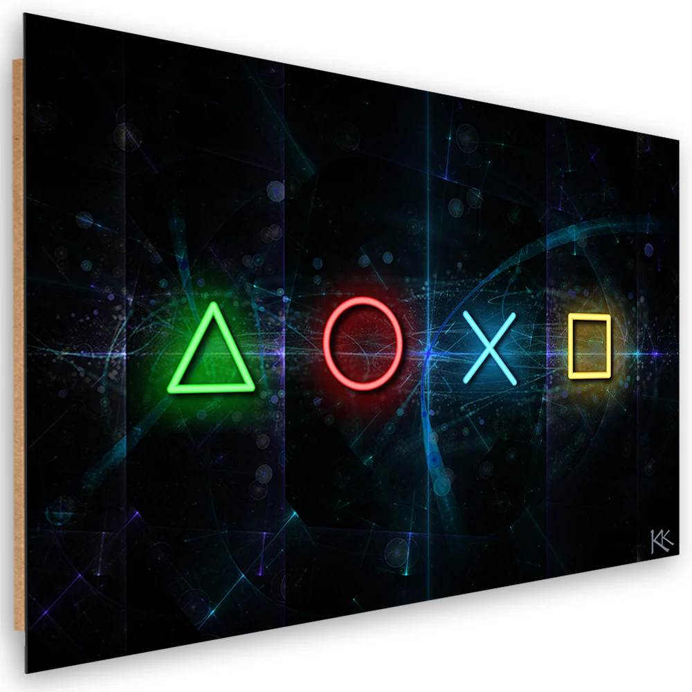 Dekorplattendruck, Tasten für den Controller 60x40 Feeby