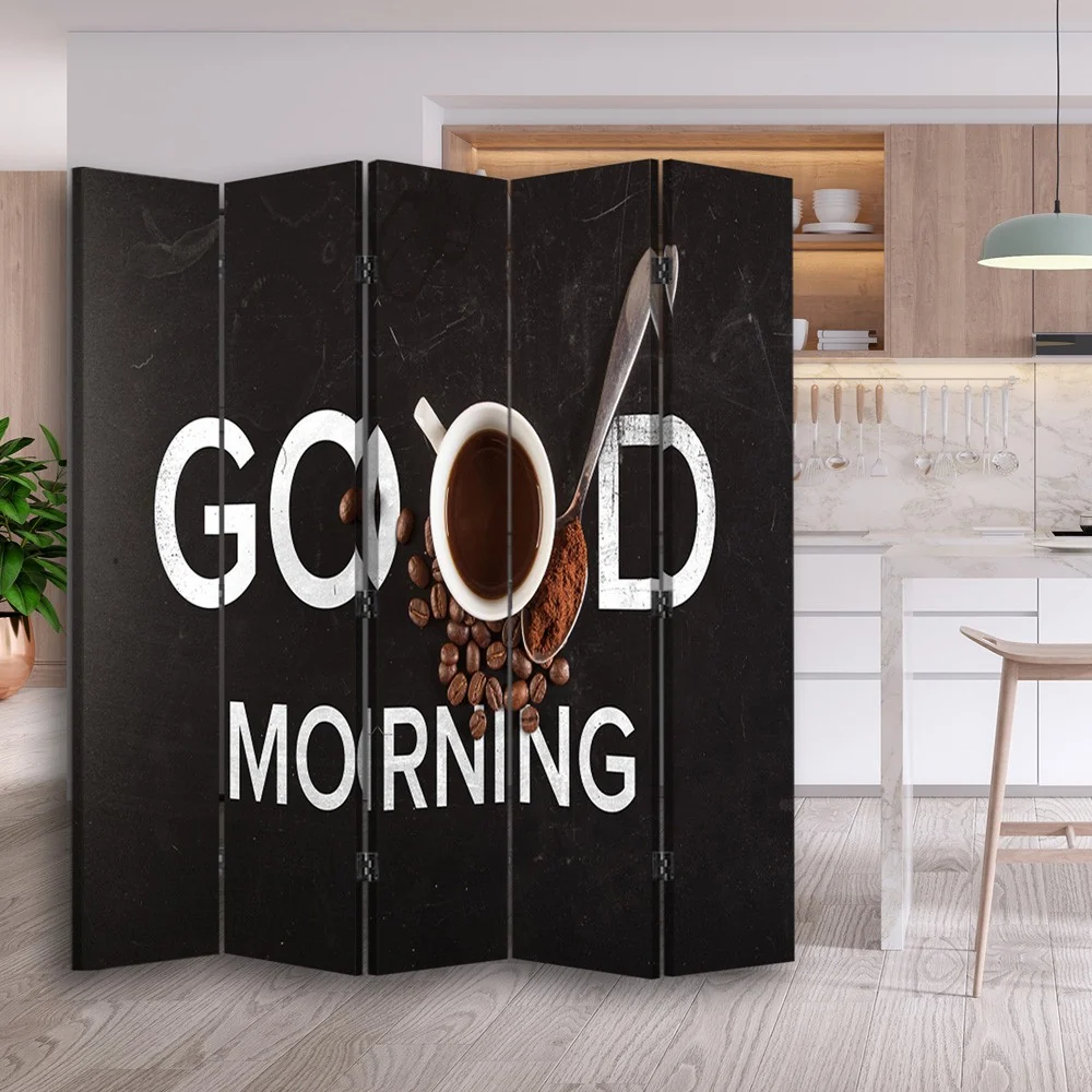 Doppelseitiger Raumteiler, Guten Morgen Feeby