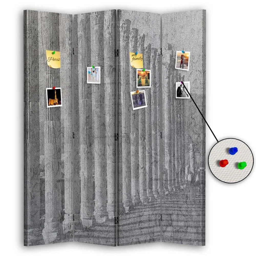 Doppelseitiger Raumteiler PIN IT, Architektonische Ordnung Feeby