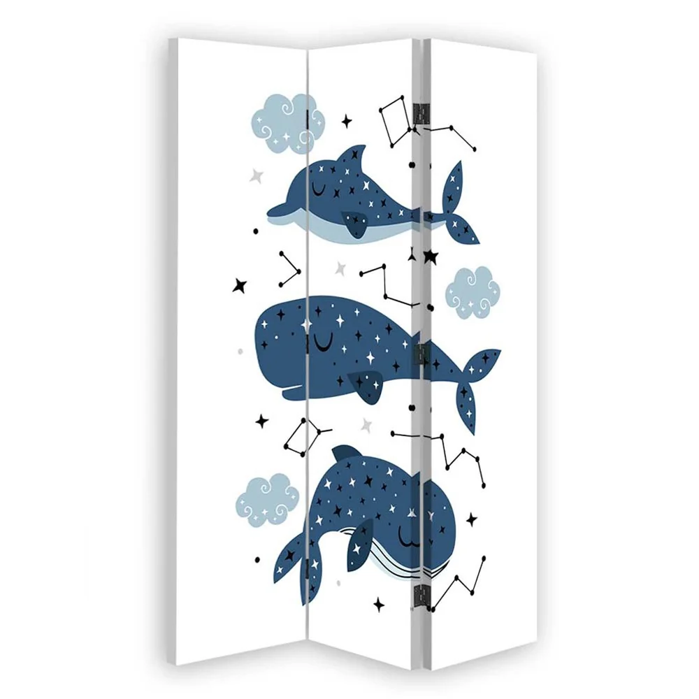 Doppelseitiger Raumteiler PIN IT, Ocean friends Feeby