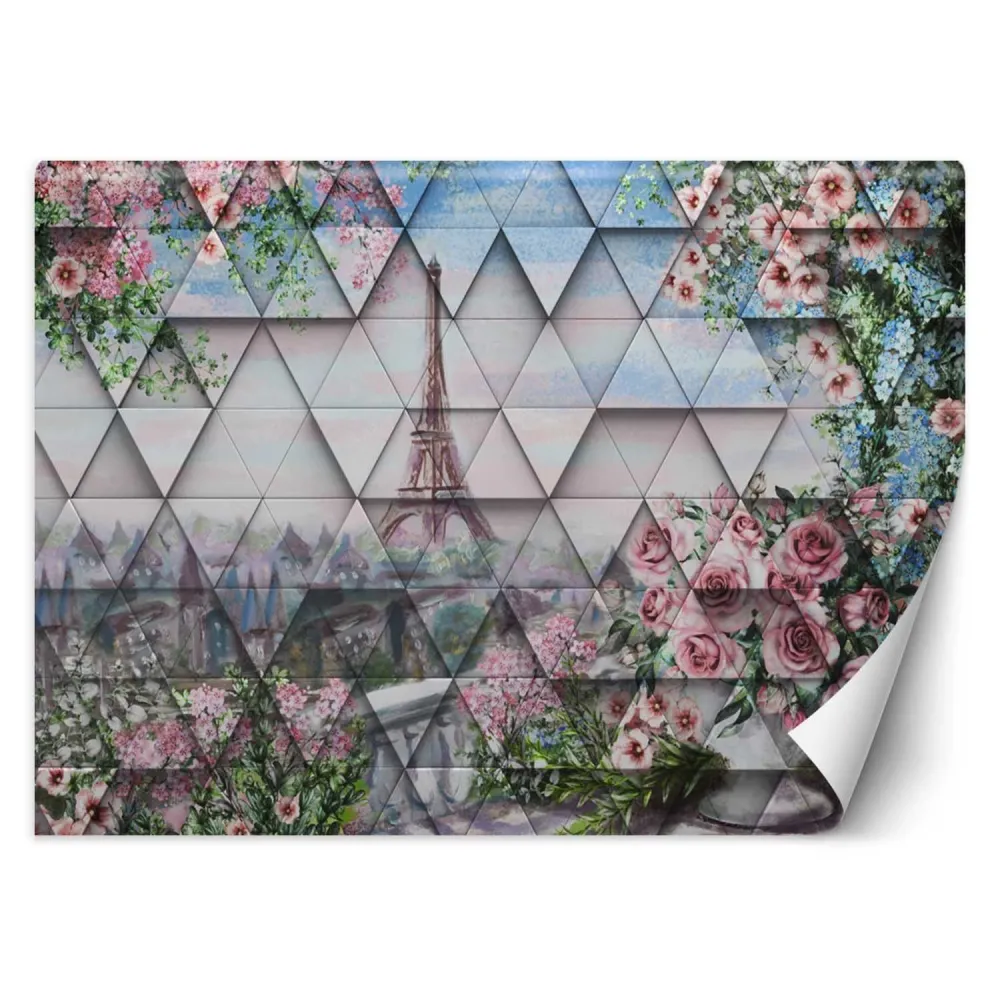 Hintergrundbild, Eiffelturm Paris 3D 100x70 Feeby