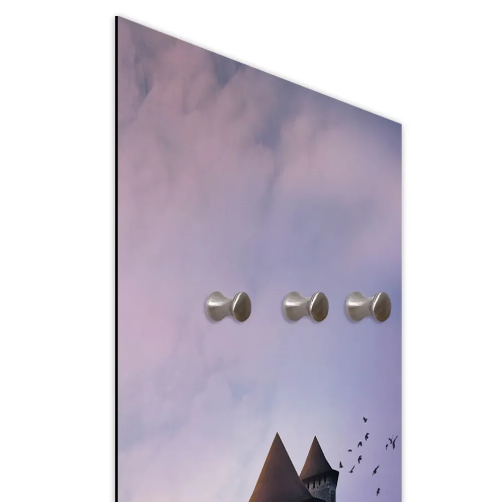 Kleiderbügel, Burg auf einem Felsen 25x70 Feeby