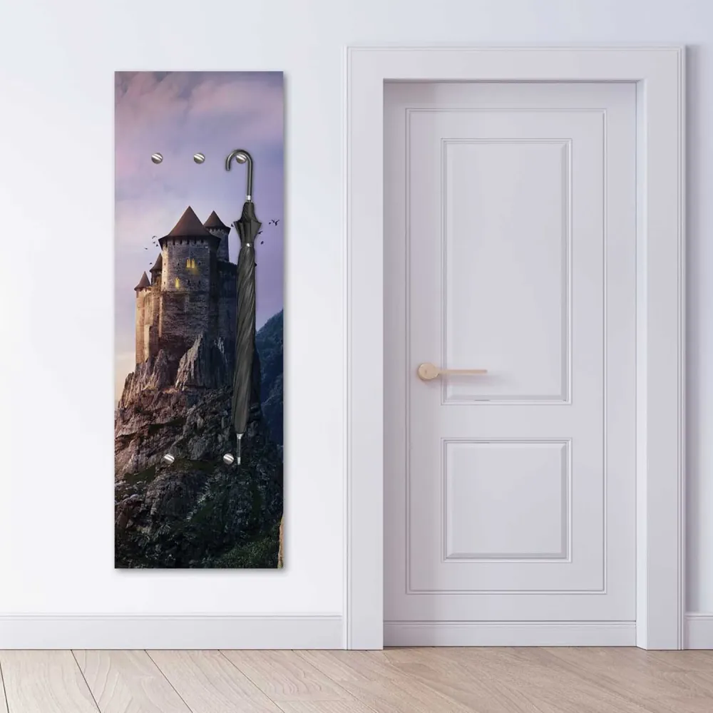 Kleiderbügel, Burg auf einem Felsen 25x70 Feeby