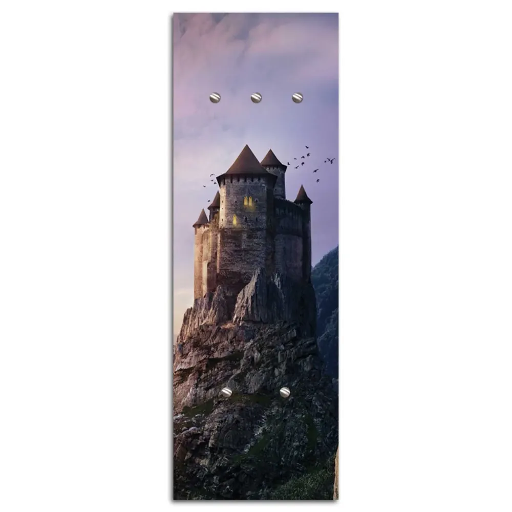Kleiderbügel, Burg auf einem Felsen 25x70 Feeby