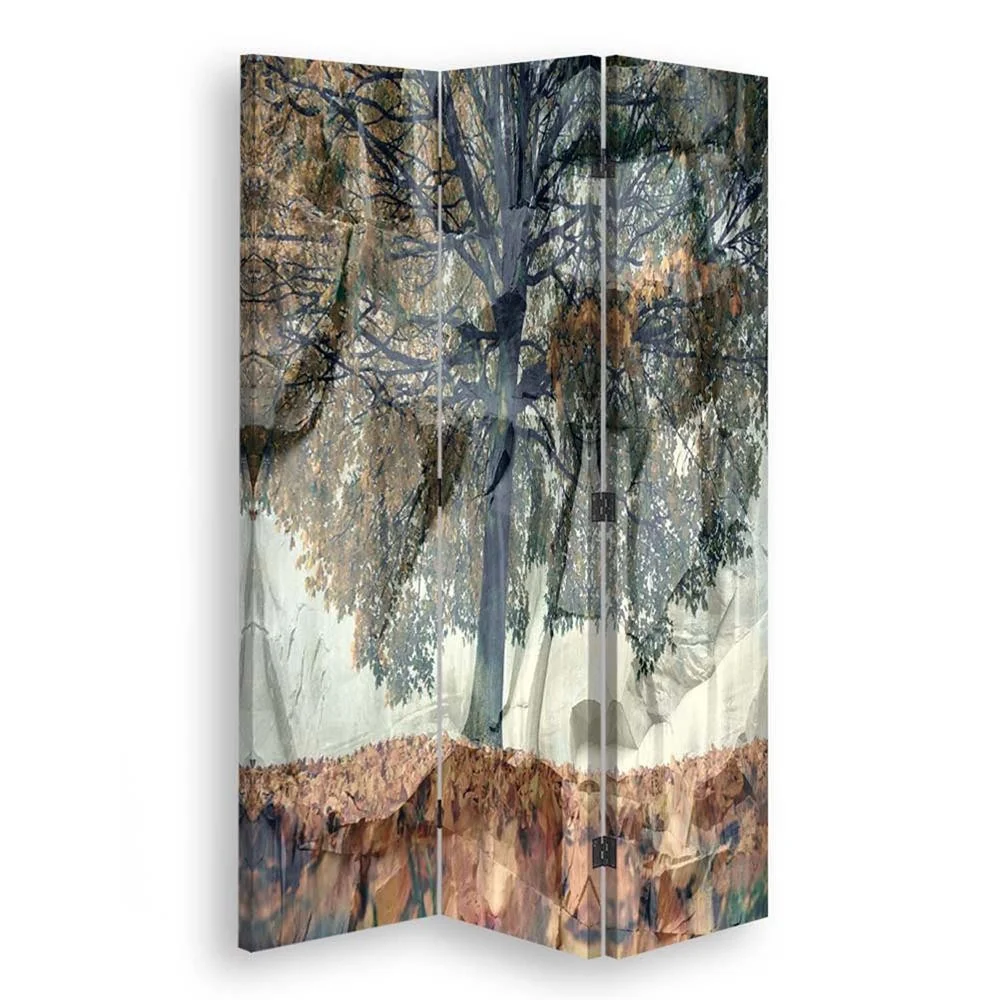 Raumteiler, doppelseitig drehbar, der geheimnisvolle Baum Feeby