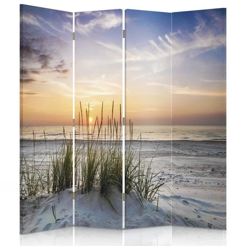 Raumteiler, doppelseitig, Gras am Meeresstrand Feeby