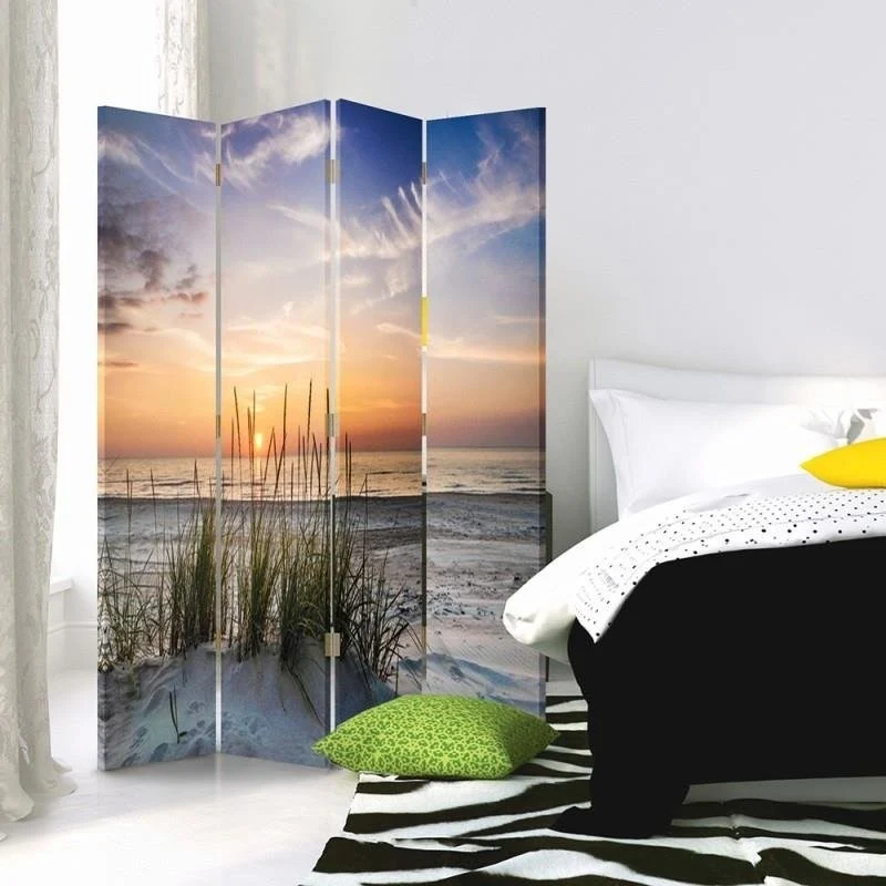 Raumteiler, doppelseitig, Gras am Meeresstrand Feeby