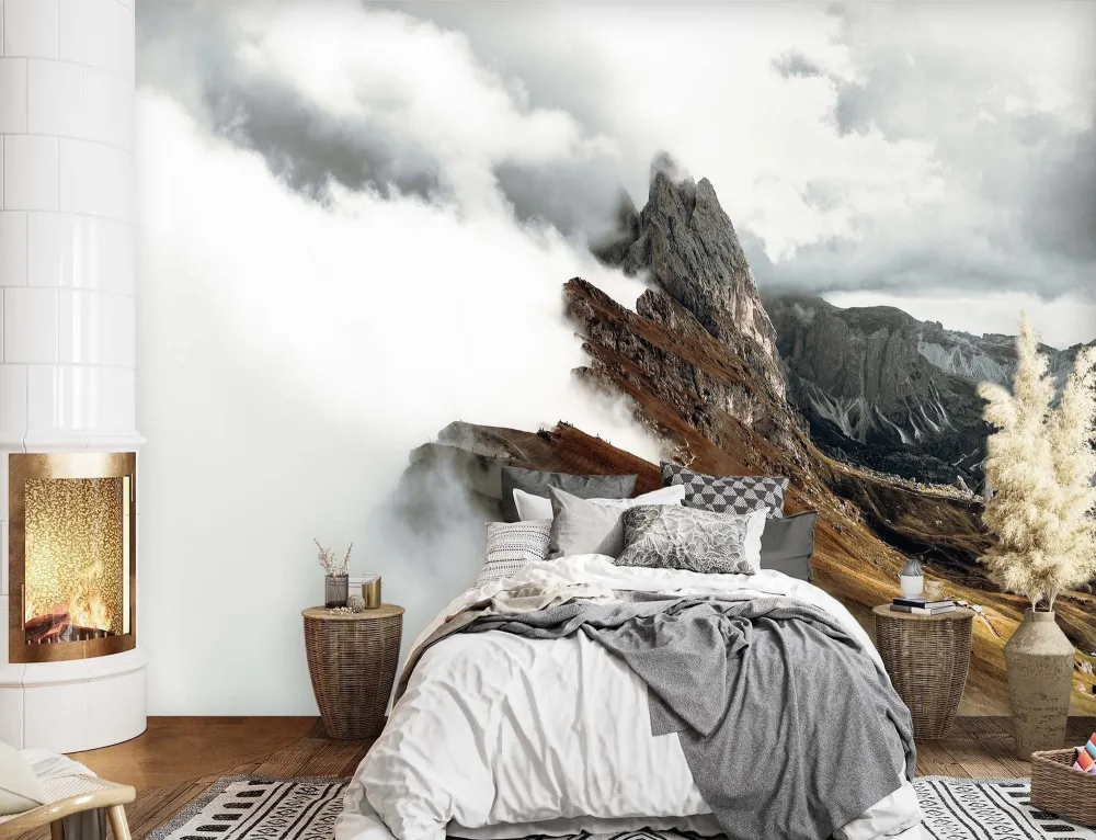 Tapete, Berge den Wolken 100x70 Feeby