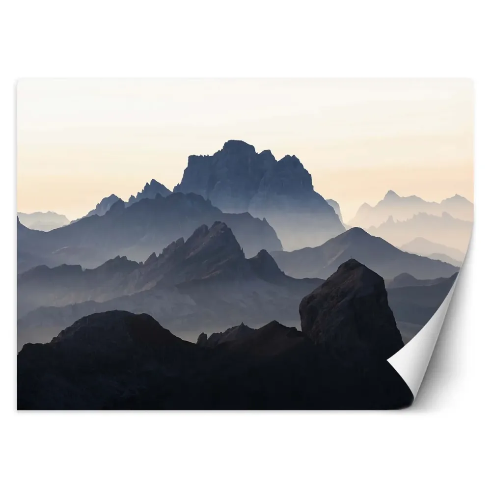 Tapete, Berge im Nebel 100x70 Feeby