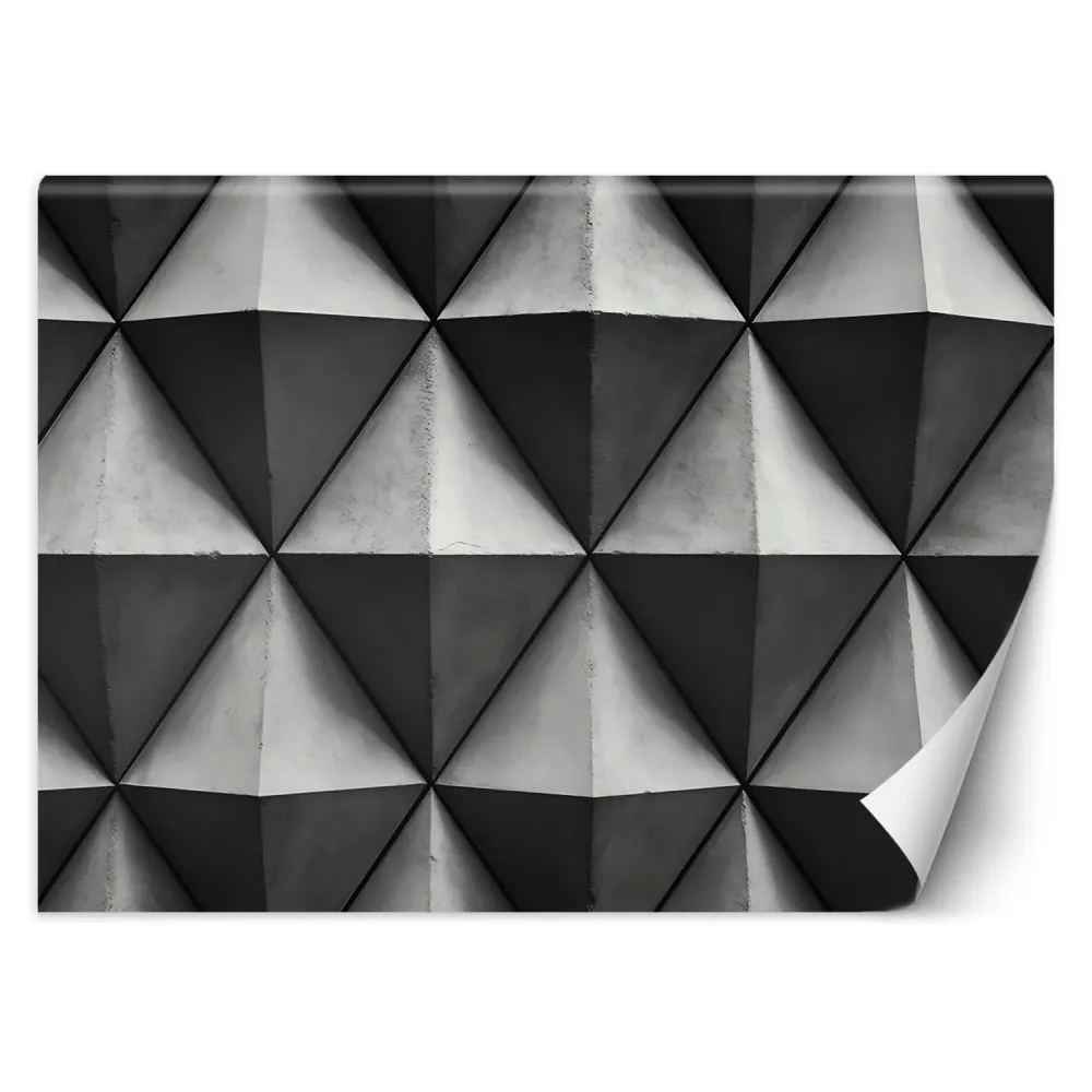 Tapete, geometrische Dreiecke 3D 100x70 Feeby