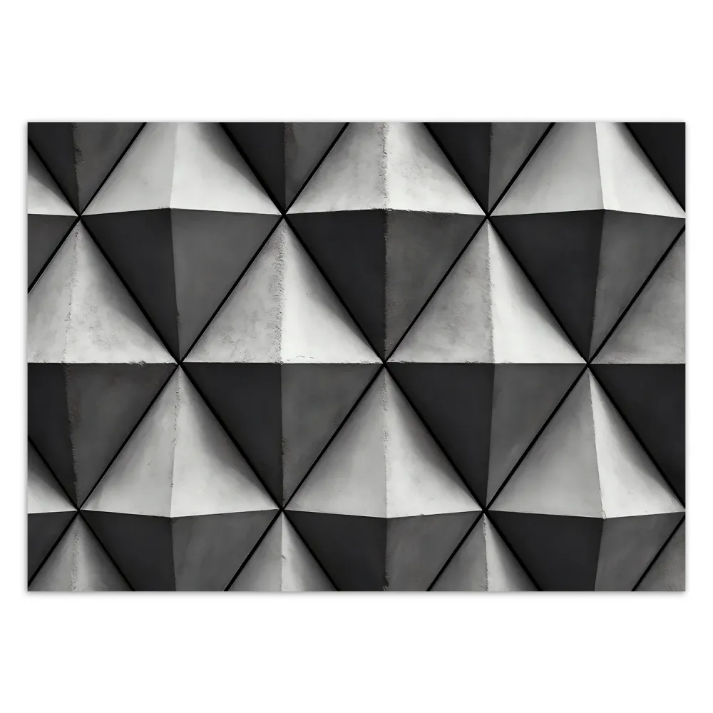 Tapete, geometrische Dreiecke 3D 100x70 Feeby