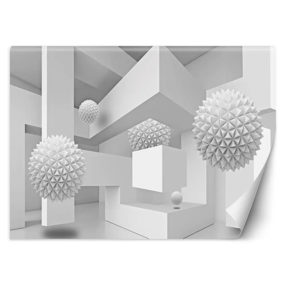 Tapete, Kugeln 3D Geometrische Abstrakt 100x70 Feeby