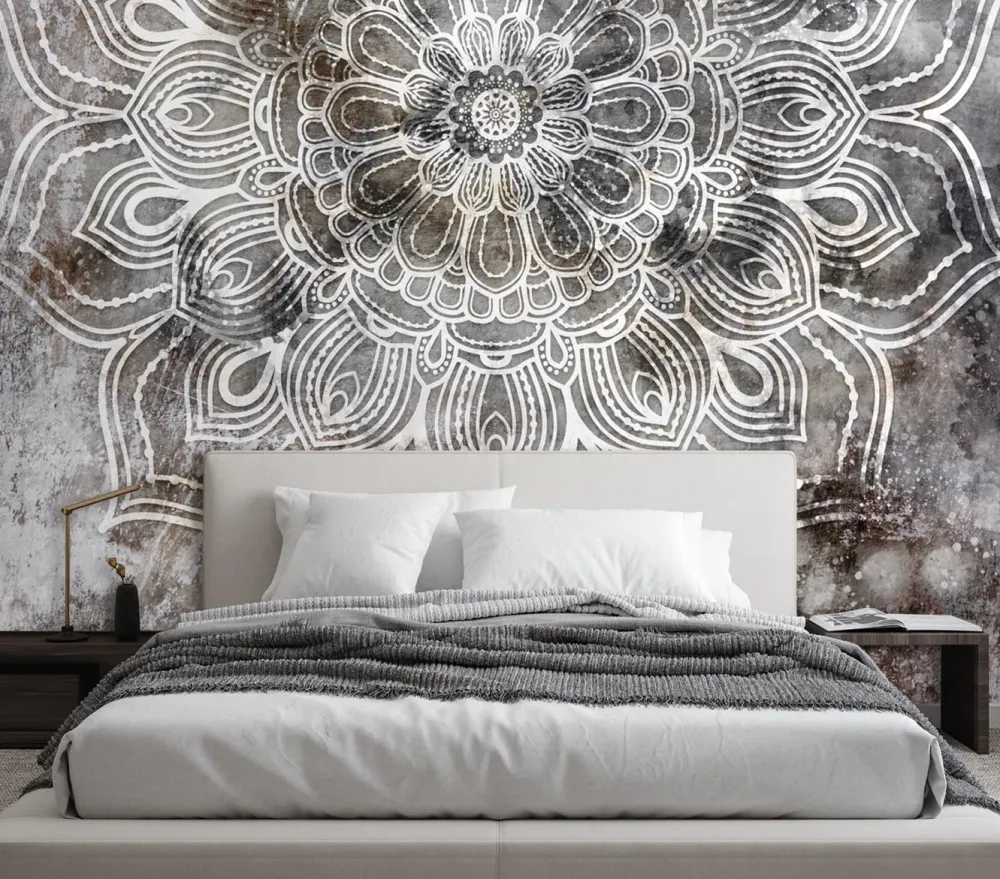 Tapete, Mandala Orient Vintage Abstrakt 100x70 Feeby