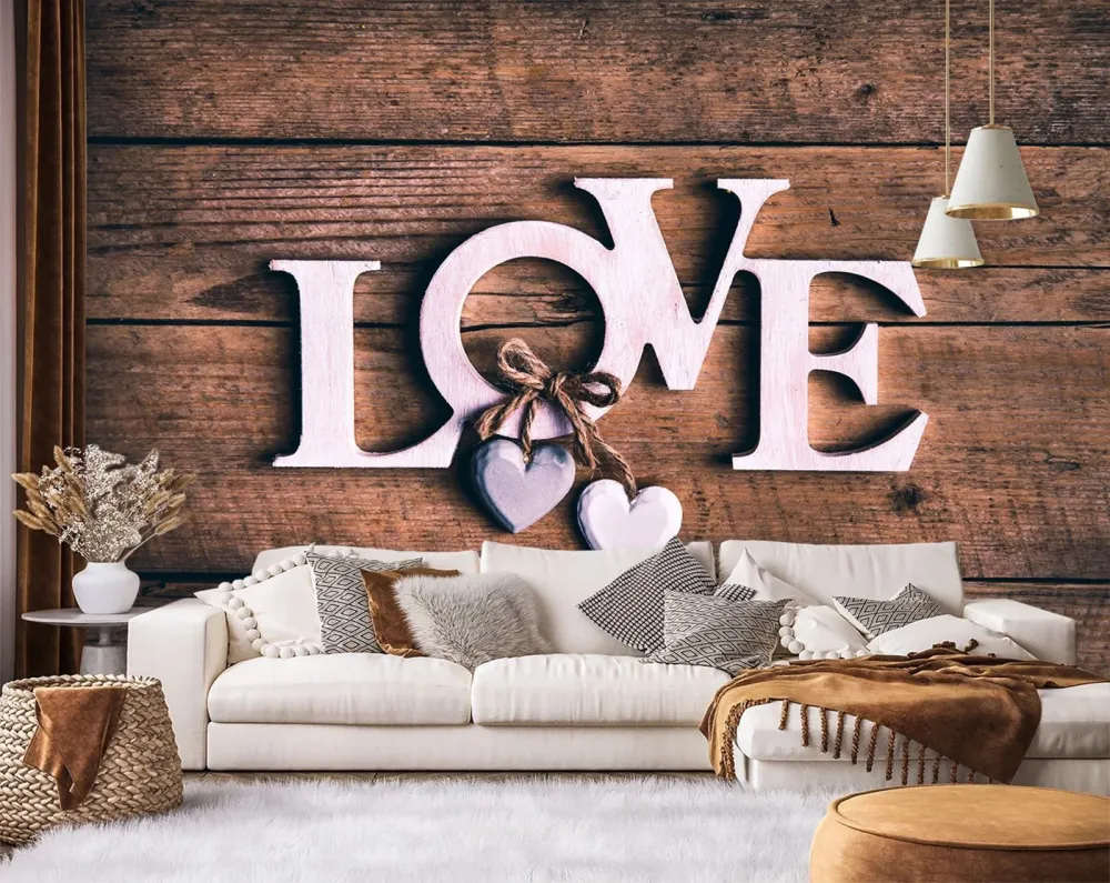 Tapete mit der Aufschrift „Liebe“ 100x70 Feeby