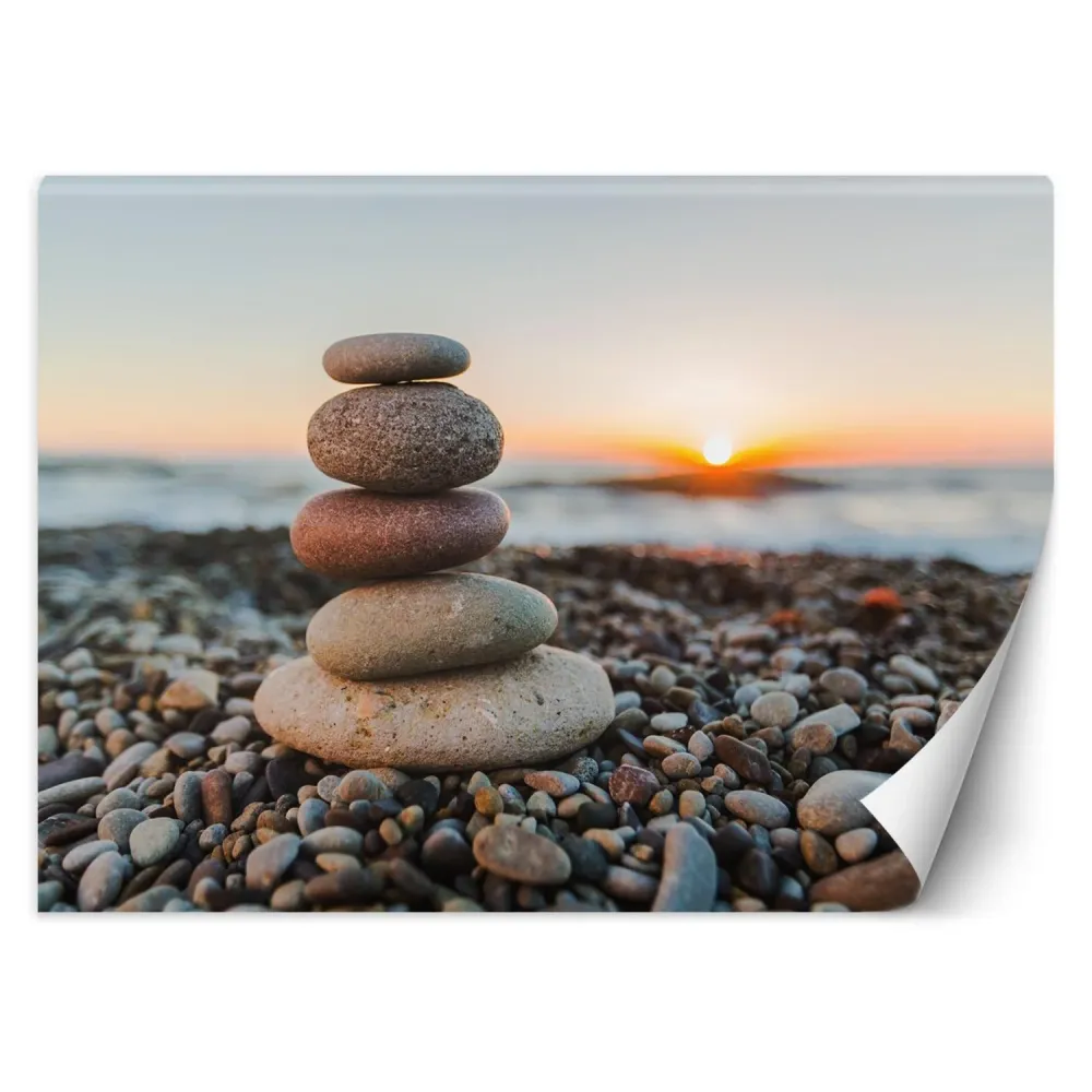 Tapete, Steine ​​am Strand 100x70 Feeby