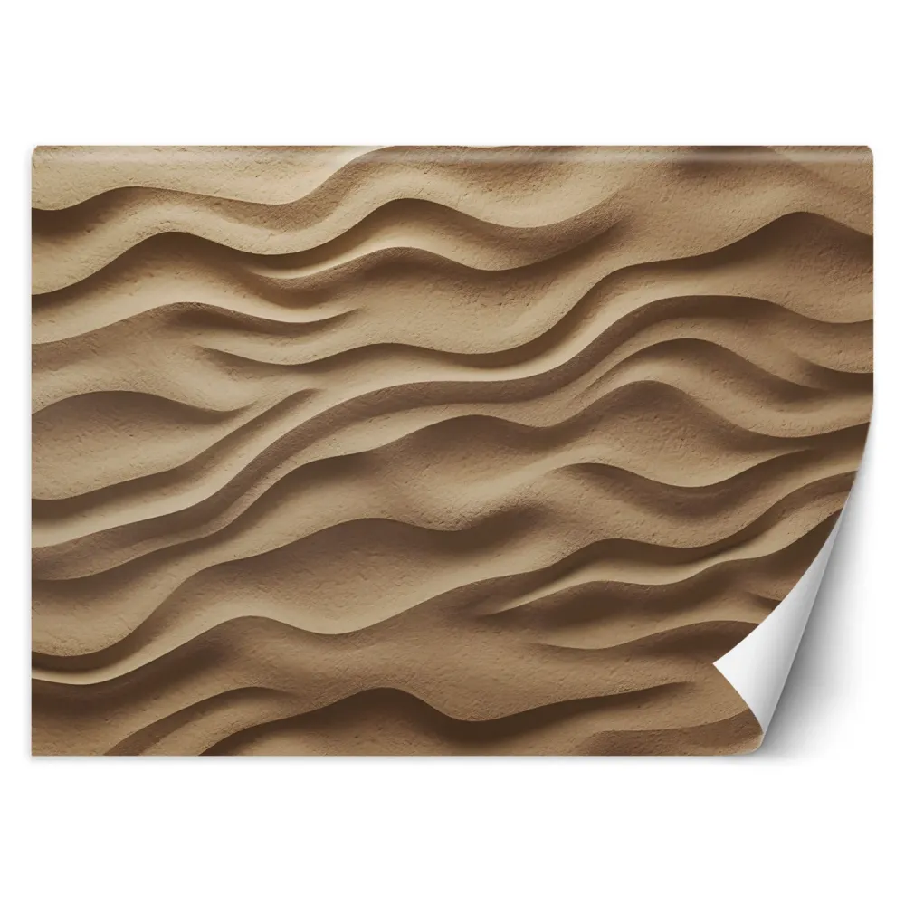 Tapete, Wellen auf Sand 3D 100x70 Feeby