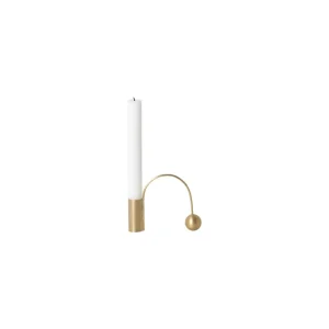 Ferm Living - Kerzenständer Balance Messing