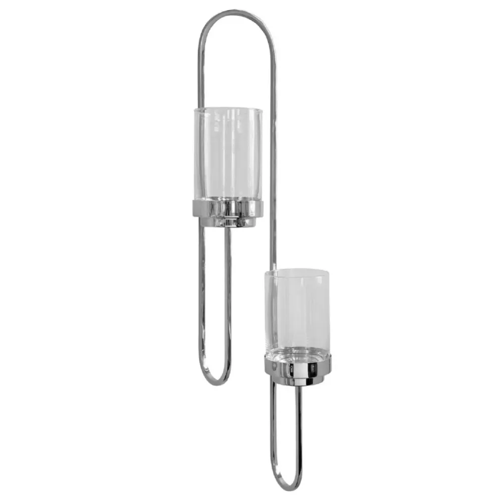 Fink SAXON 2-flammiger Wand-Kerzenhalter