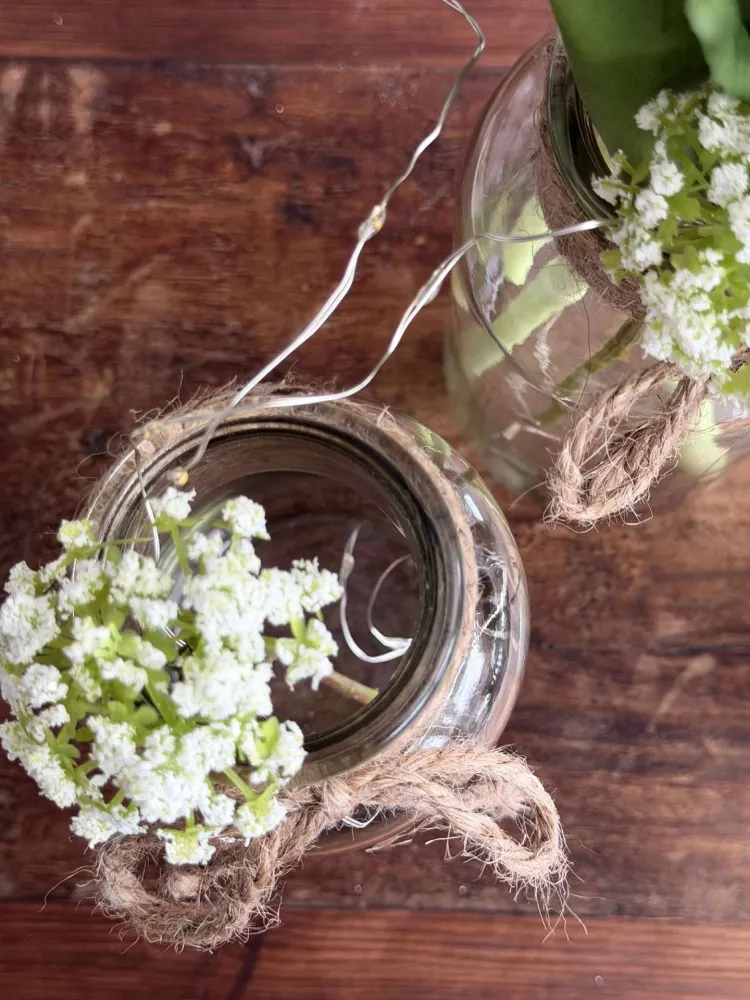 Flasche mit Schnur