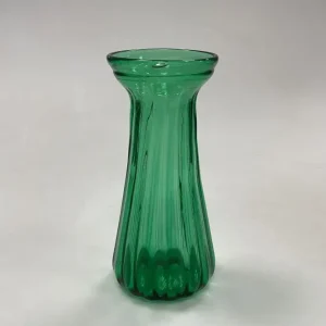 Flaskegrøn Blomsterløg Vase Holmegaard / Kastrup / Fyens Glasværk