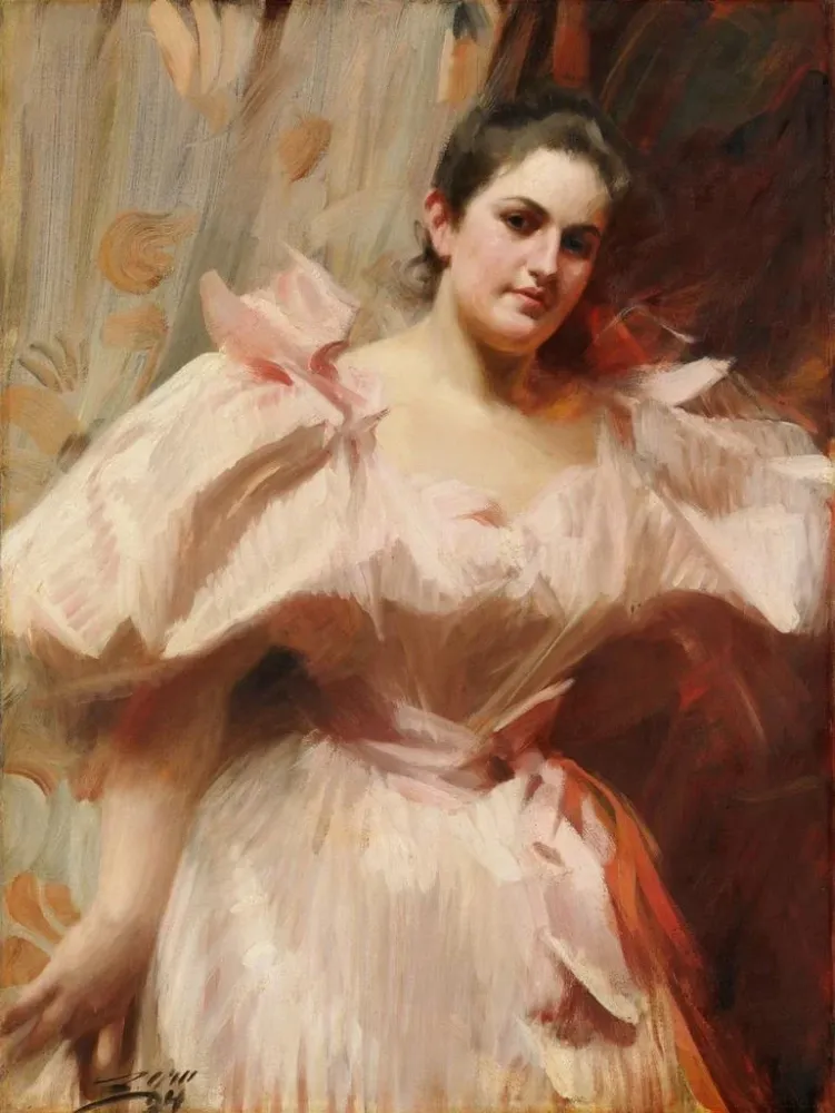 Frieda Schiff 1876-1958 später Mme Felix M. Warburg - Anders Zorn | Kunstdruck