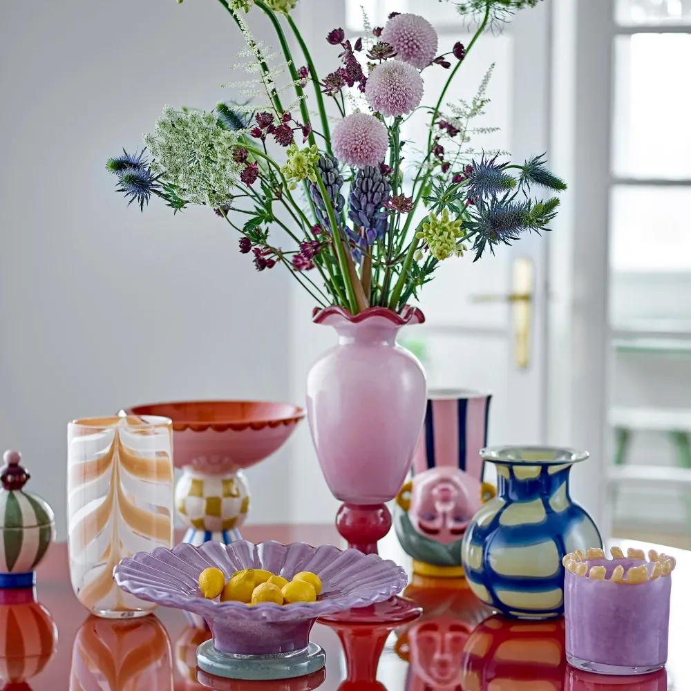 Frills Vase rosé - Bloomingville